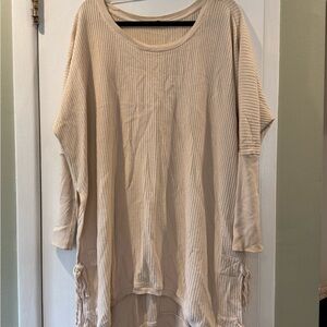 We The Free Cream Tunic Top